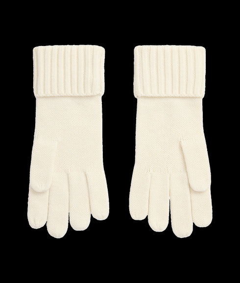 Wool-blend Gloves - Cream
