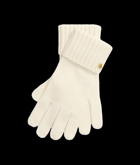 Wool-blend Gloves - Cream