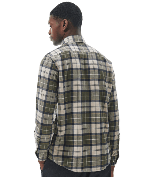 Fortrose Tailored Fit Shirt Forest Mist - Multi