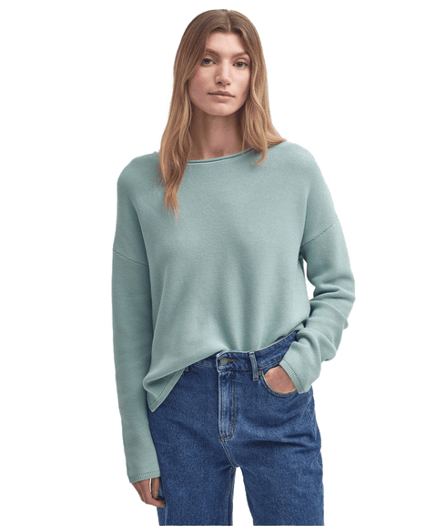 Marine Crew Neck Jumper - Blue