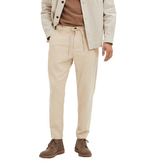 Slimtape Brody Linen Pant - Incense Oatmeal