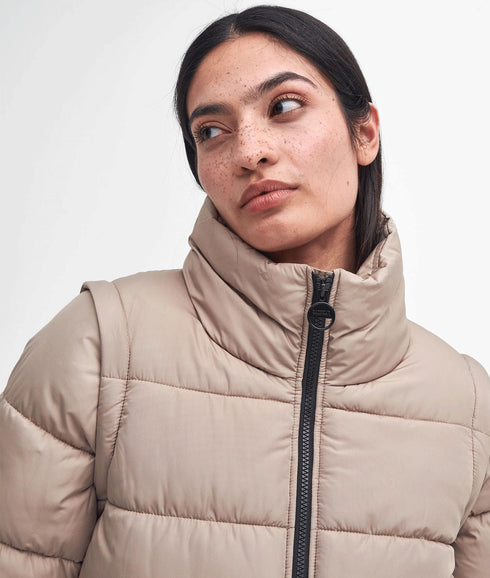 Webber Convertible Puffer Jacket - Beige