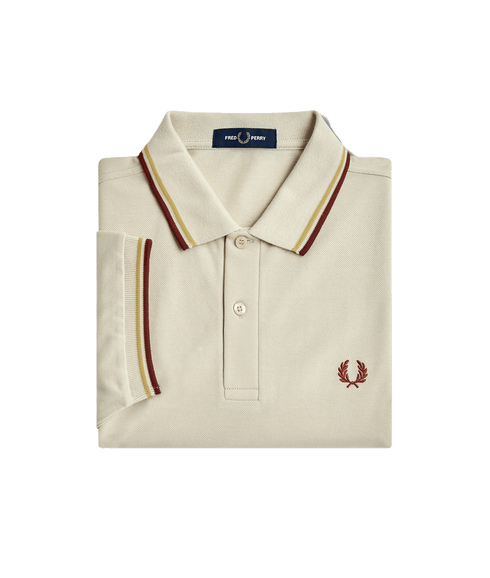 Twin Tipped Polo Shirt - Cream
