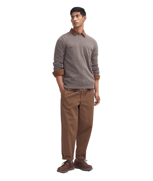 Essential Crew Neck Sweater - Dark Stone