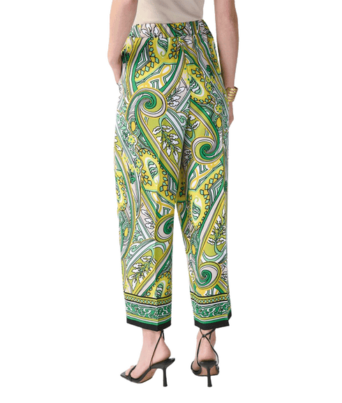 Cropped Paisley Pants Style - Multi