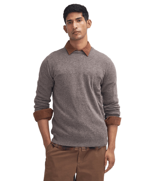 Essential Crew Neck Sweater - Dark Stone