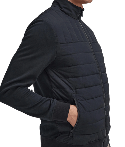 Counter Quilted Sweatshirt - Black
