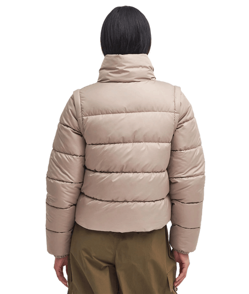 Webber Convertible Puffer Jacket - Beige