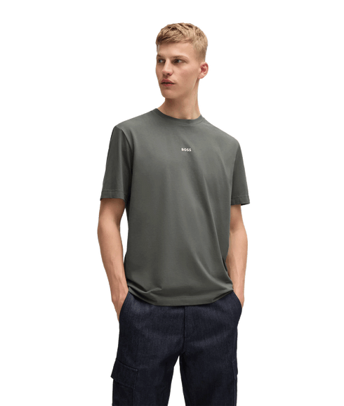 TChup Relaxed-fit T-shirt in Stretch Cotton - Grey