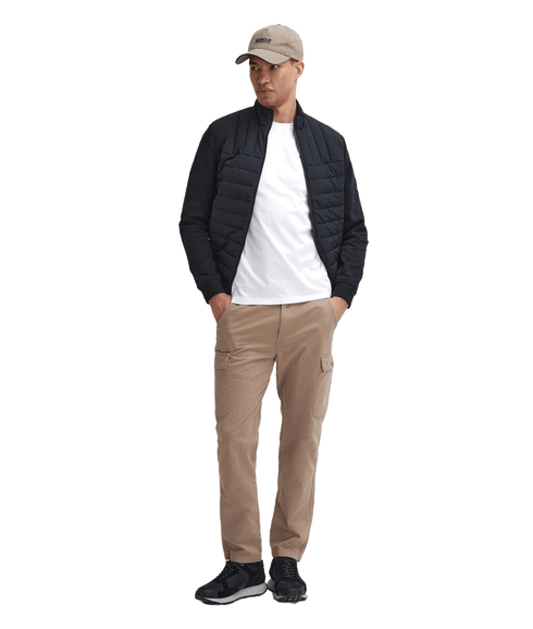 Counter Quilted Sweatshirt - Black