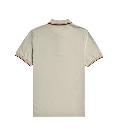 Twin Tipped Polo Shirt - Cream