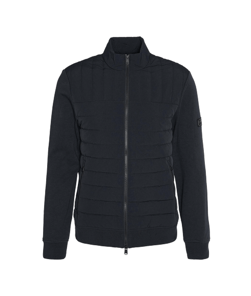 Counter Quilted Sweatshirt - Black