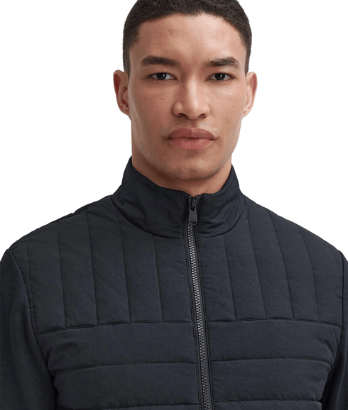 Counter Quilted Sweatshirt - Black