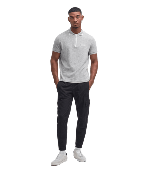 Wilton Terry Short-Sleeved Polo Shirt - Grey
