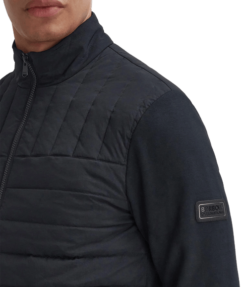 Counter Quilted Sweatshirt - Black