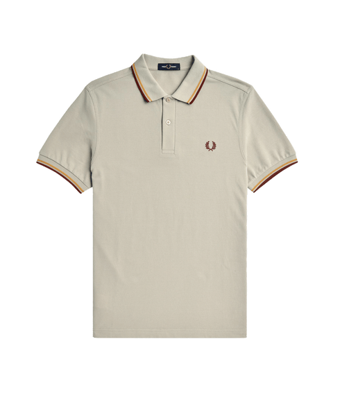 Twin Tipped Polo Shirt - Cream