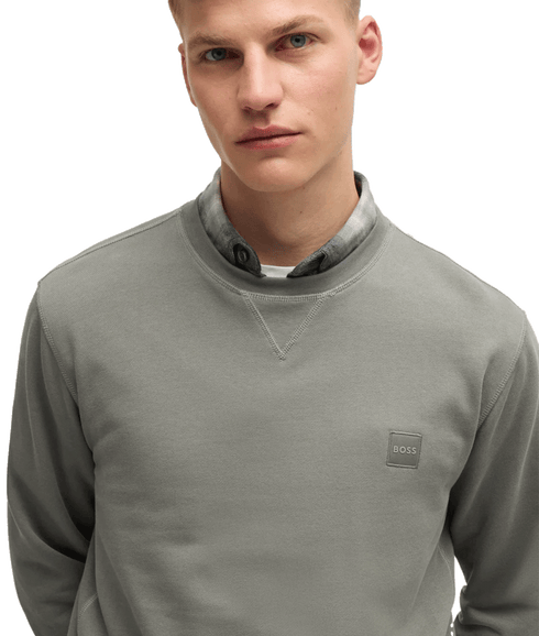Westart Cotton-terry Relaxed-fit Sweatshirt - Grey