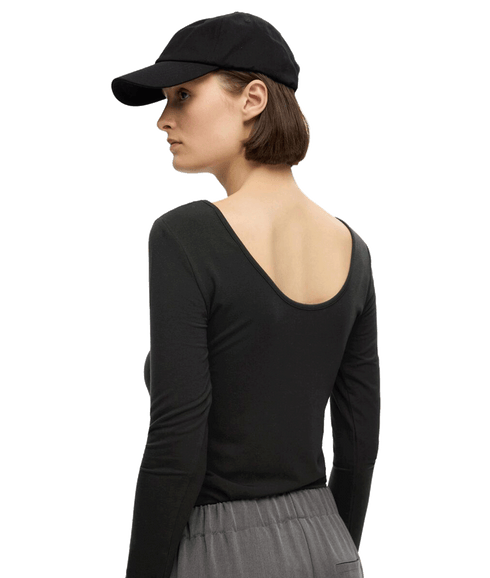 Reversible Long-sleeved T-shirt - Black