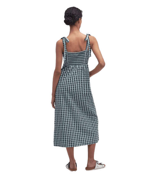 Abigail Gingham Midi Dress - Multi