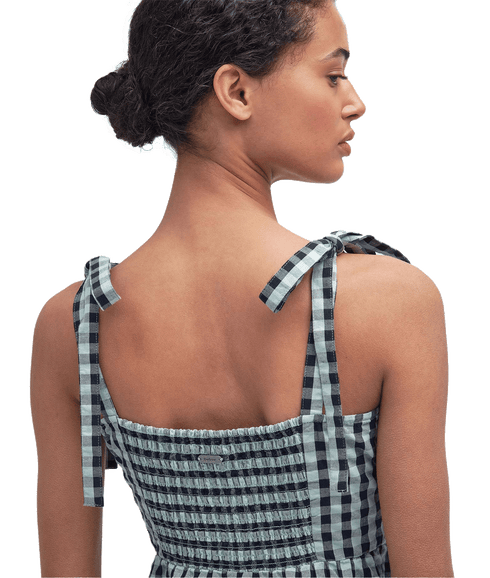 Abigail Gingham Midi Dress - Multi
