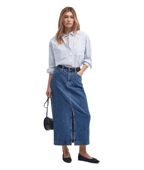 Nicola Striped Relaxed Long-Sleeved Shirt - Multi