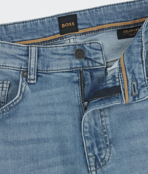 Delaware Slim-fit Jeans Comfort-stretch Denim - Blue