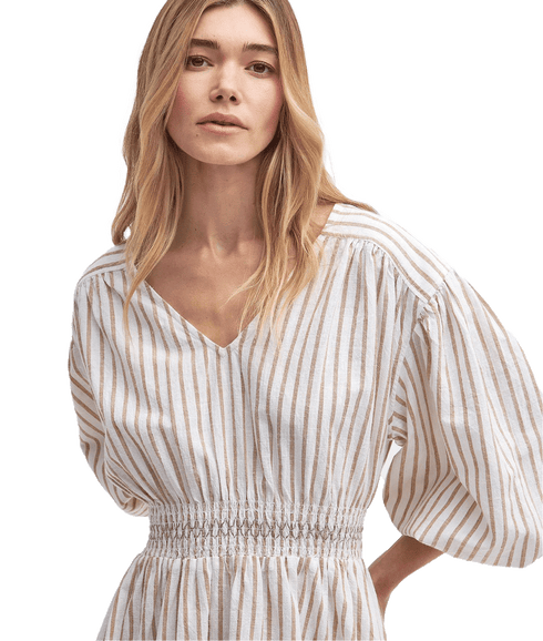 Ella Striped Mini Dress - Multi