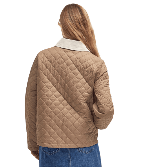 Leia Quilted Jacket - Brown