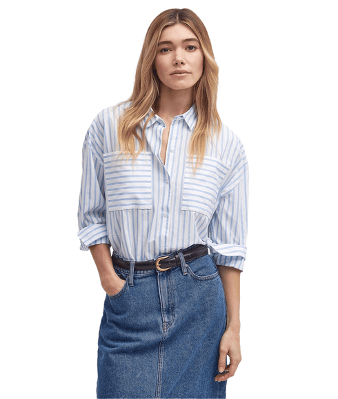 Nicola Striped Relaxed Long-Sleeved Shirt - Multi