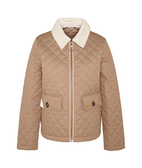 Leia Quilted Jacket - Brown