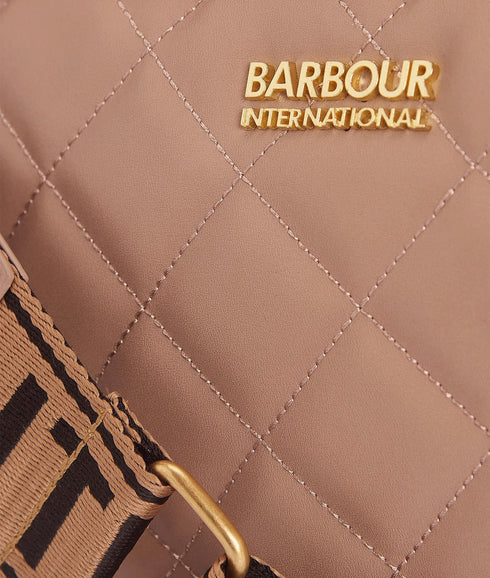 Sloane Quilted Crossbody Bag - Beige