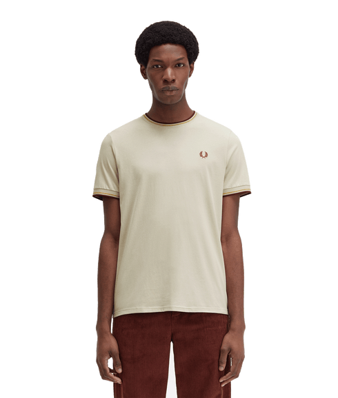 Twin Tipped T-Shirt - Cream