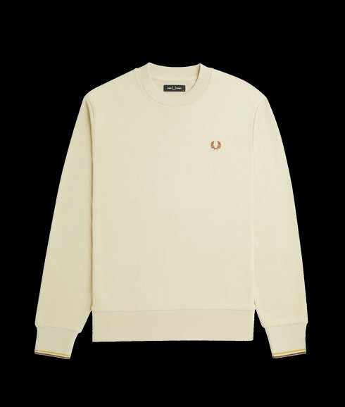 Crew Neck Sweatshirt - Cream