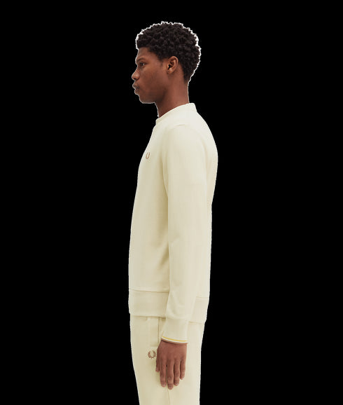 Crew Neck Sweatshirt - Cream