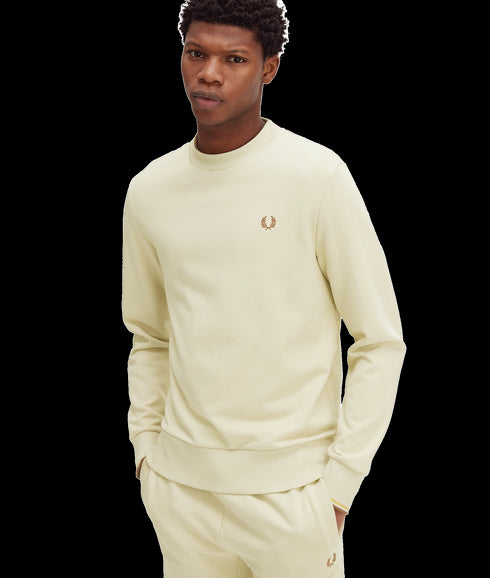 Crew Neck Sweatshirt - Cream