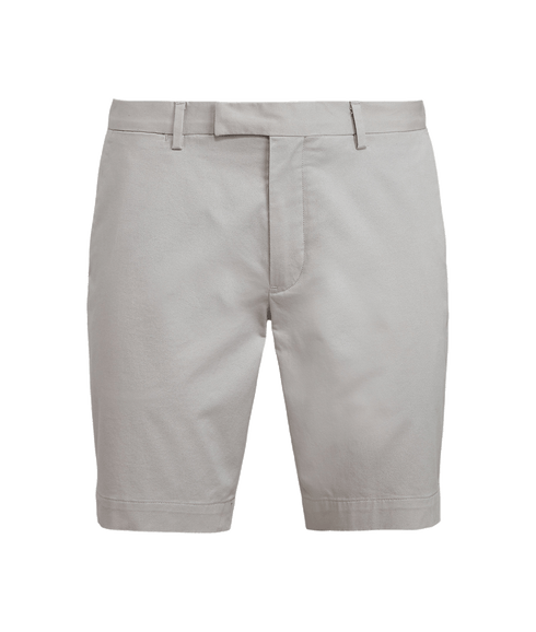 9.5-inch Stretch Slim Fit Chino Short - Grey
