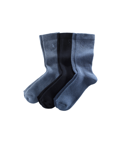 Crew Sock 3-pack - Blue