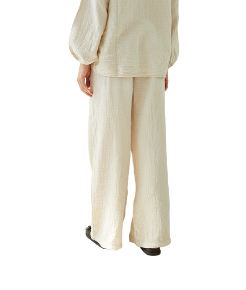 Selina Cotton Trousers - Seashell