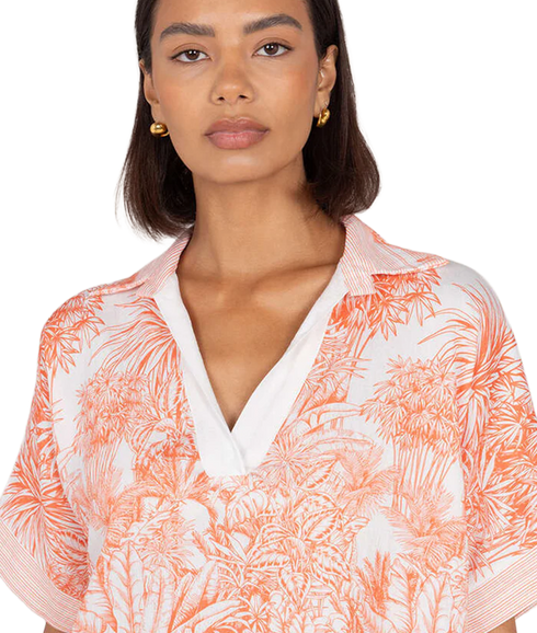 Stella Top - Coral