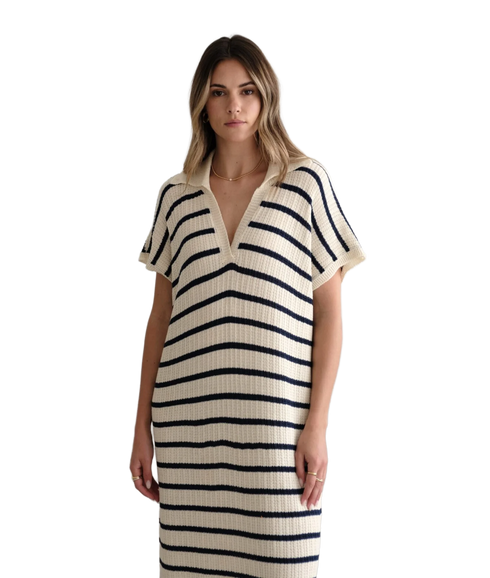 Erin Knit Dress - Ecru
