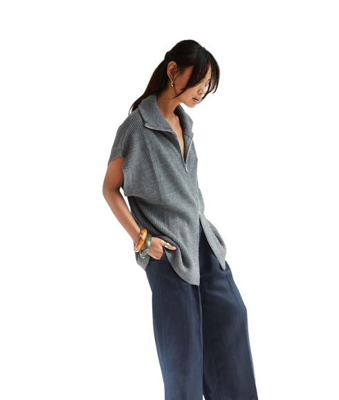 Millie S/Less Cardigan - Dark Grey