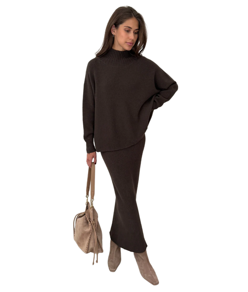 Alma Skirt - Espresso