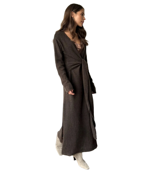 Keira Knit Dress - Dark Espresso