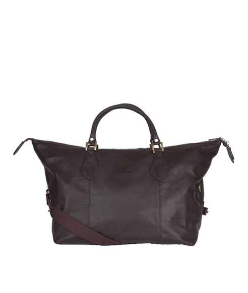 Leather Medium Travel Explorer Bag - Brown