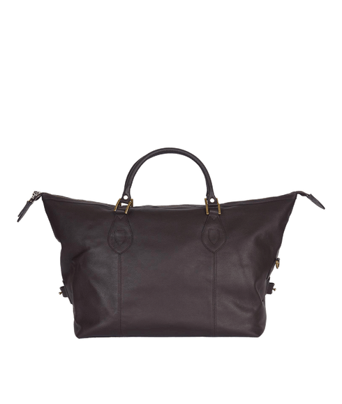 Leather Medium Travel Explorer Bag - Brown