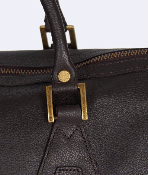 Leather Medium Travel Explorer Bag - Brown