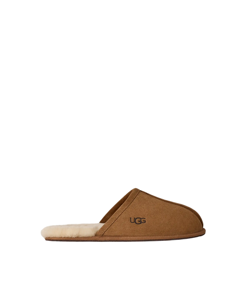 Scuff Slippers - Chestnut