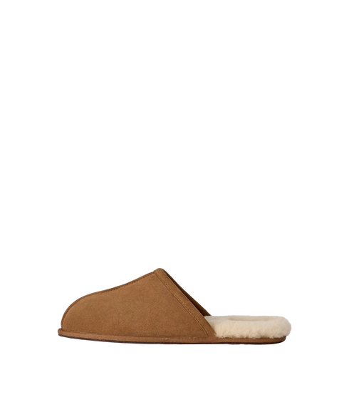 Scuff Slippers - Chestnut