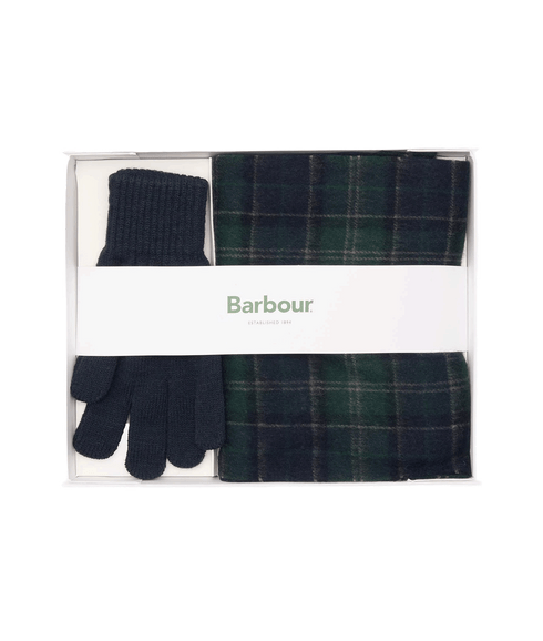 Tartan Scarf & Glove Gift Set - Multi