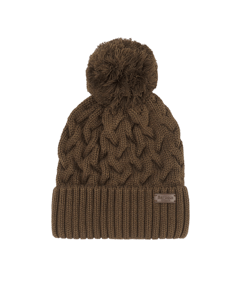 Gainford Cable Beanie - Green